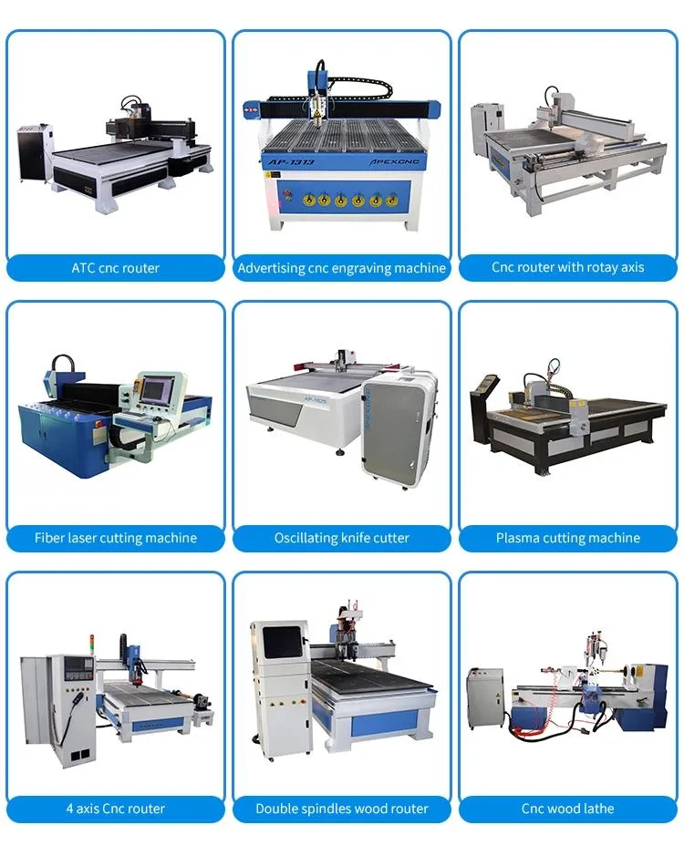 Jinan CNC Wood Furniture Carving MDF Cutting 1325 CNC Router for Woodworking