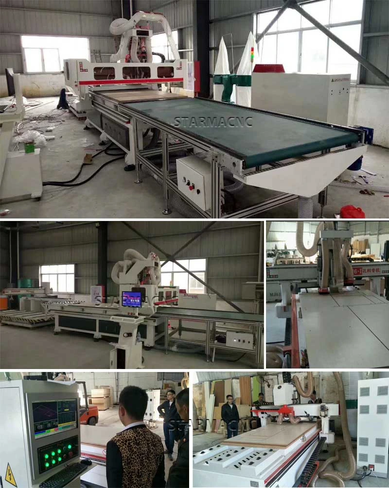 Atc Nesting CNC Router for Kitchen or Arcade Cabinets Production Line (1325)