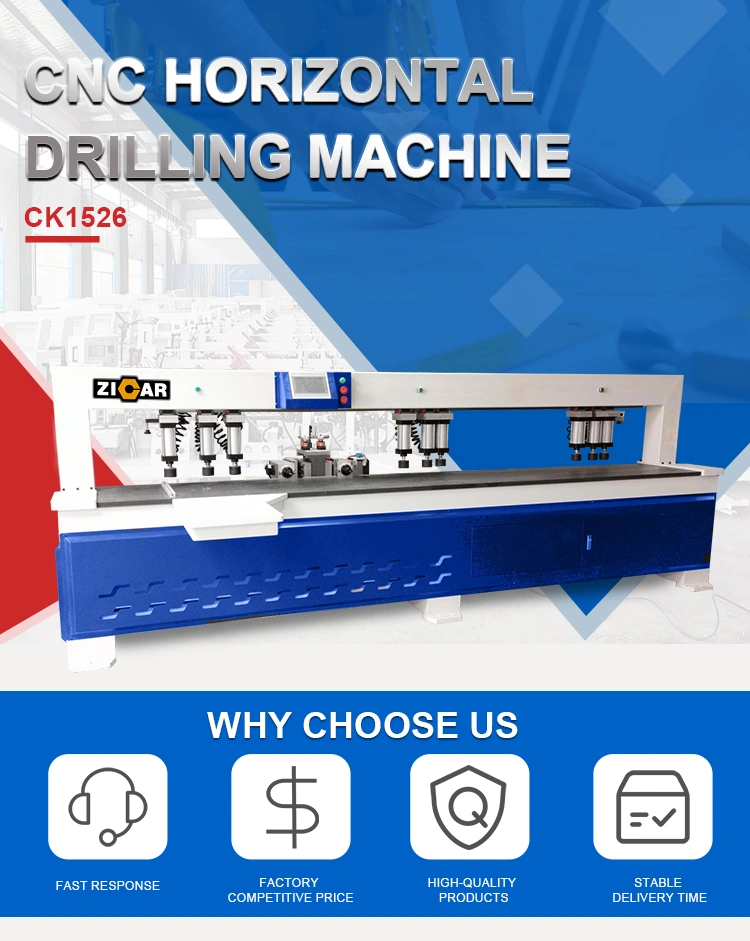 Woodworking Horizontal Wood Side Hole Drill CNC Drilling Machine for Sale