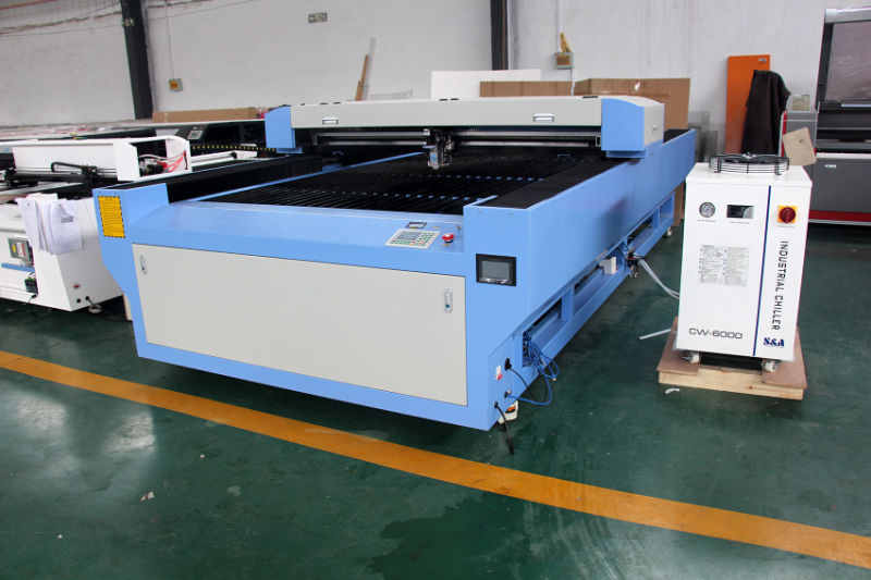 Wood Acrylic Fabric CO2 Laser Cutter with Dual Heads Flc1610d