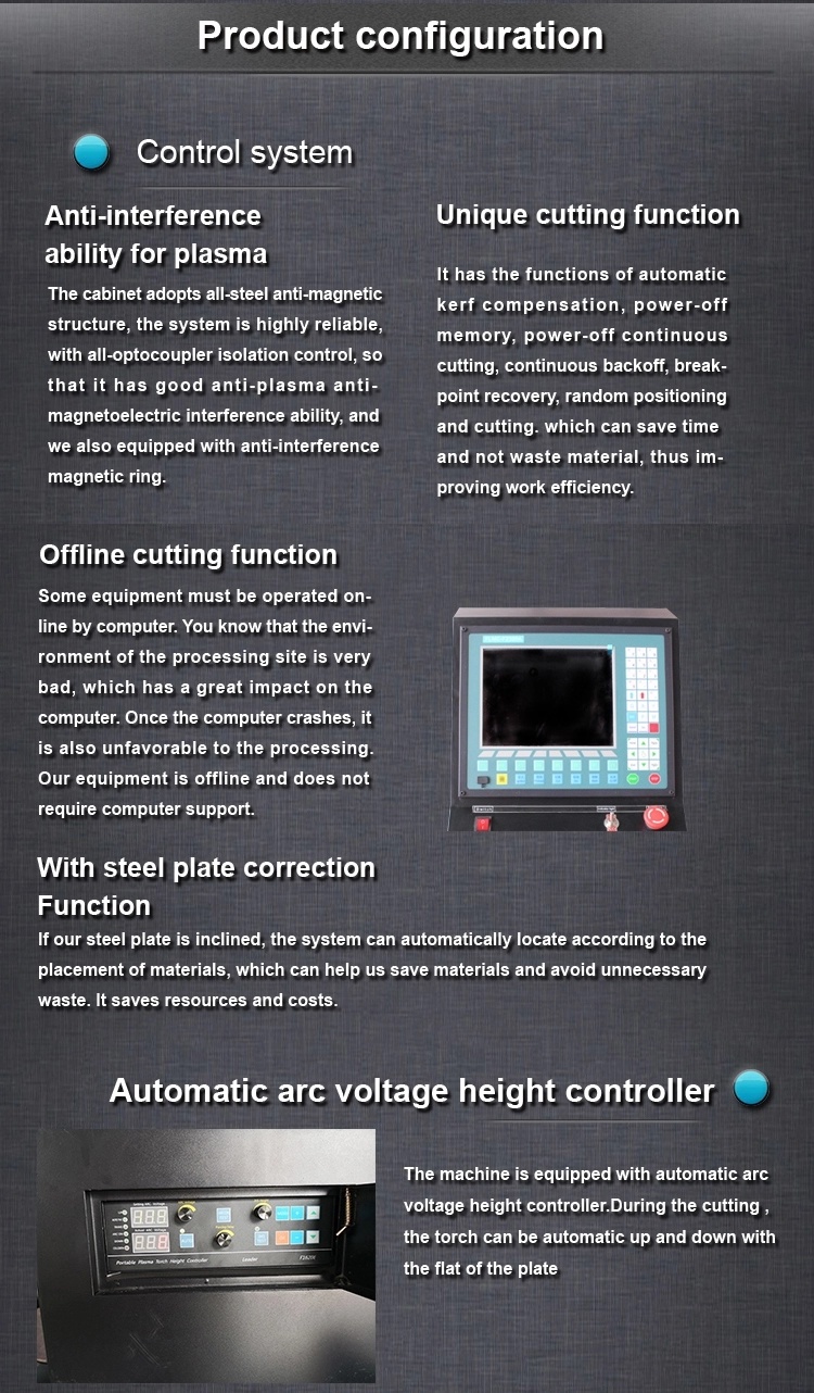 High Quality Duct CNC Plasma Metal Cutting Machine at Factory Price