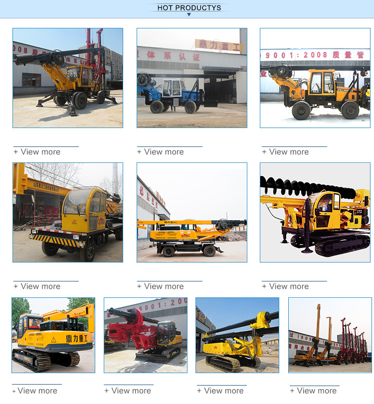 Deep High Quality Rotary Engineering Drilling Rig Bore Pile Machine