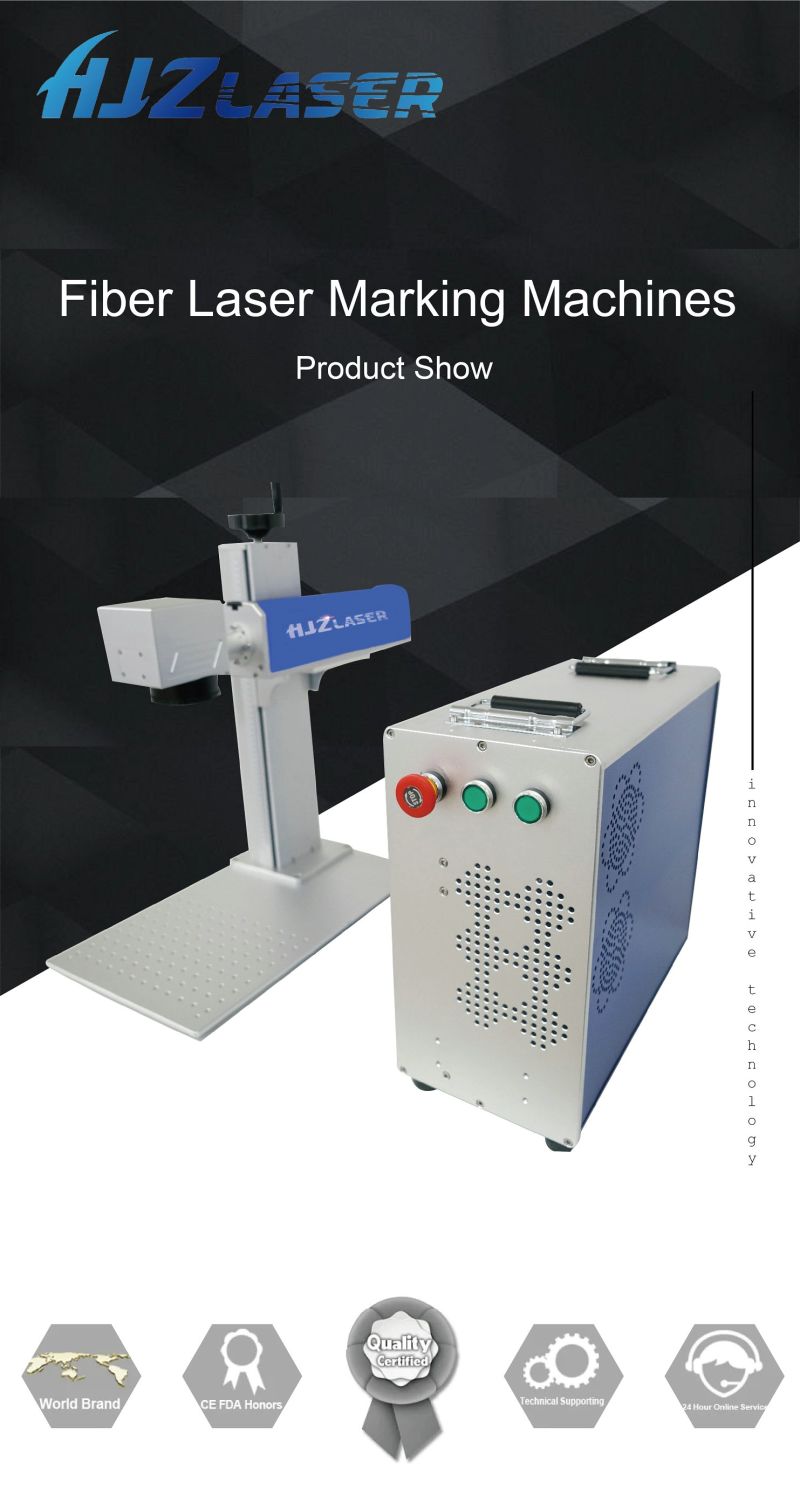 Ce FDA Fiber Laser Marking Engraving Machine for Metallic