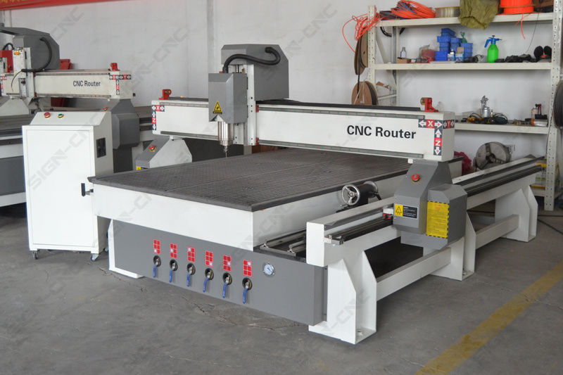 4axis CNC Router 1325/4D Carving Wood CNC Router 1530 Rotary Spindle with CNC Router