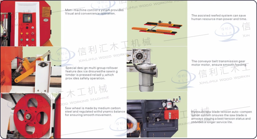 Automatic Horizontal Bandsaw Machine Wood, Wood Cutting Working Bandsaw Wood Cutting Saw Working Bandsaw