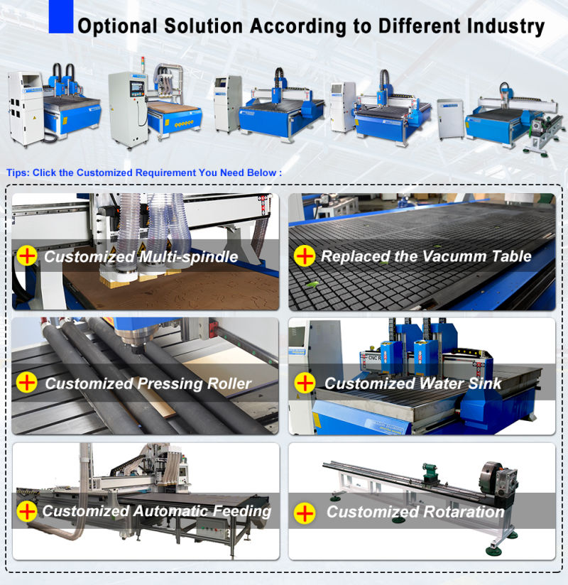 China High Quality CNC Router 1325 Advertising Woodworking Cutting Machine