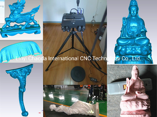 Foam CNC Machine 4 Axis CNC Router 3D Statue Router Machine