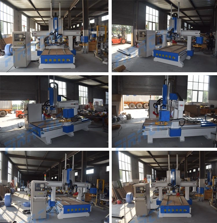 Top Quality 1325 Drilling Saw 4 Axis Atc CNC Router Wood Carving Machine for Wood Door