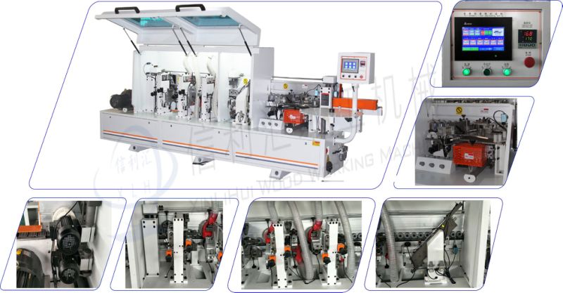 Woodworking Machinery Automatic Curve PVC Wood Edge Banding Machine Cheap Particle Board Production Line for PUR Hot Glue