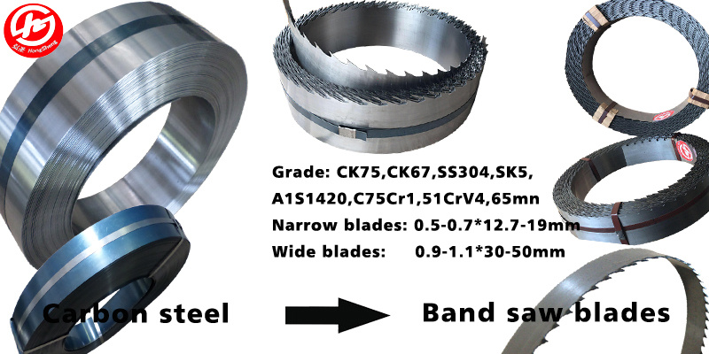 Hot Sale Ck75 Wide Band Saw Blades for Wood Working