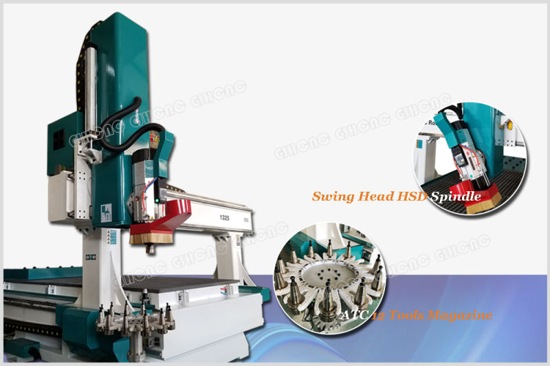 1325 Swing Head Woodworking CNC Router for Wood, MDF, Plastic, Acrylic