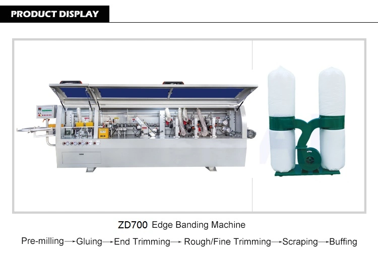 Full Automatic Woodworking Edge Banding Machine for Furniture with Pre-Milling