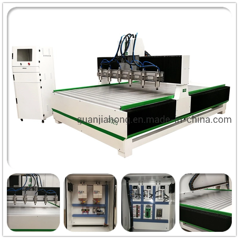 2025 CNC Engraving Machine Multi Spindles Woodworking CNC Router (6 spindles)