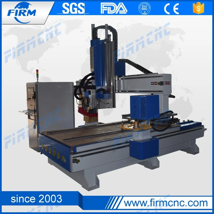 Top Quality 1325 Drilling Saw 4 Axis Atc CNC Router Wood Carving Machine for Wood Door