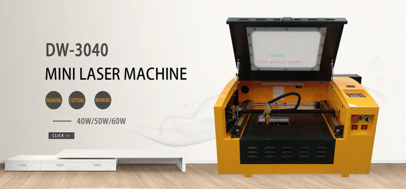 30W 50W Mini CO2 Laser Engraving and Cutting Machine for Wood Acrylic Engraving