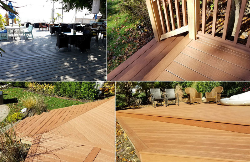 HDPE Outdoor Recyclable Timber, New Timber, Wood Plastic Composite Timber Decking