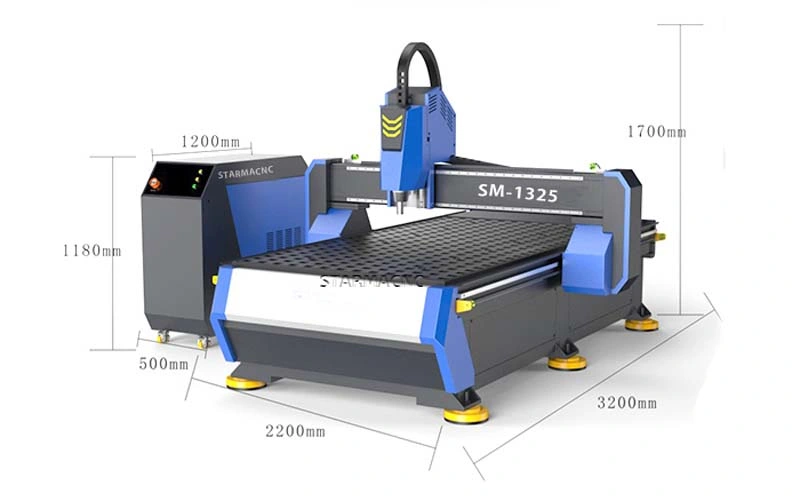 4*8 1325 CNC Wood Router for MDF Cutting Wooden Furniture Door Making