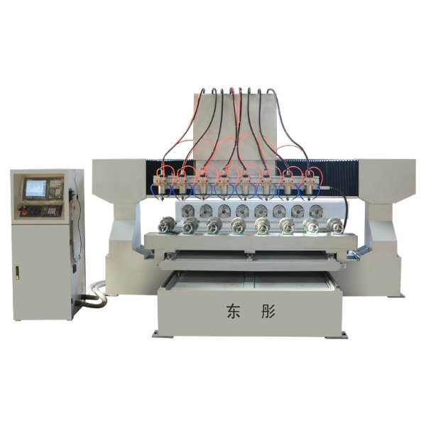2012-8, Multi-Spindle, Wood, Soft Metal, 3D Rotary 4 Axis CNC Router