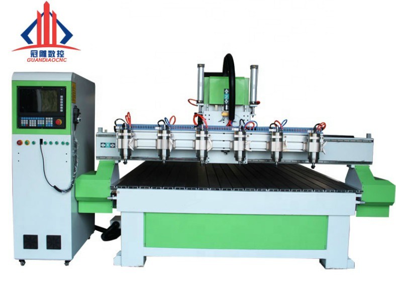 3 Axis CNC Router CNC Engraving Cutting Machine Woodworking Multi Head Relief Carving Machinery