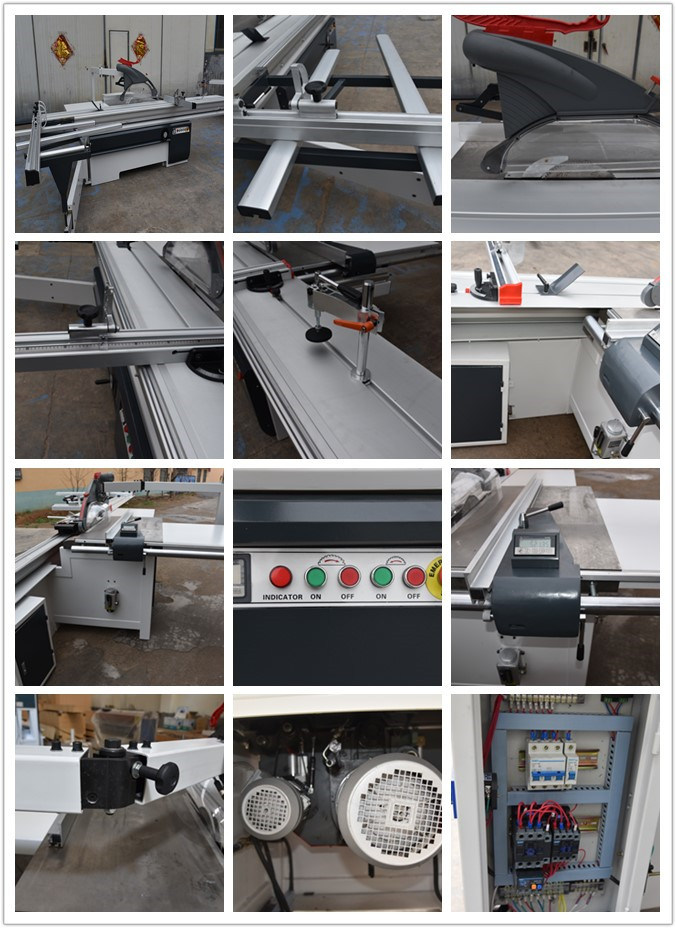 High Presion Sliding Table Panel Saw for Wood Cutting