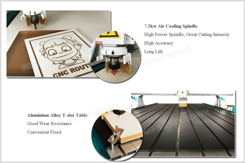 Wood, Acrylic, MDF, Plastic, 1325 CNC Engraving & Cutting Machine, CNC Router