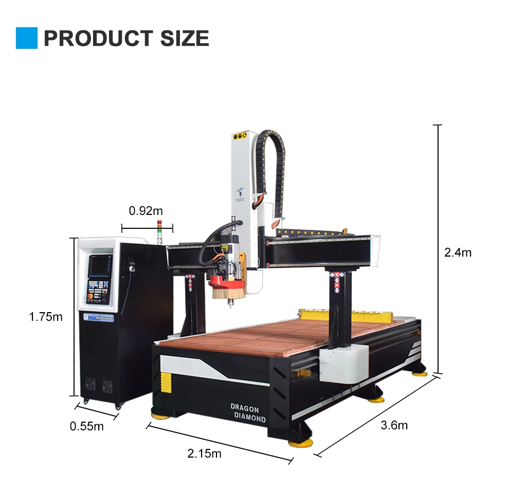 Automatic Tool Changer CNC Router Wood Carving Machine 3D CNC Router for Woodworking/Furniture Industry