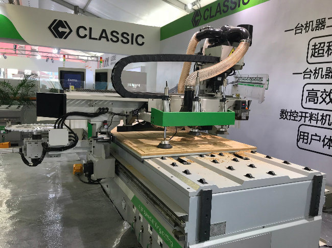 Multi Spindle Wood Cutting CNC Router Machine Quick Change