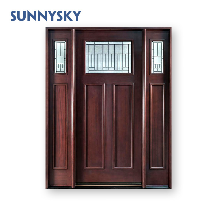 Hot Selling Carving Solid Wood Louvered Slab Interior Quality Wooden Door