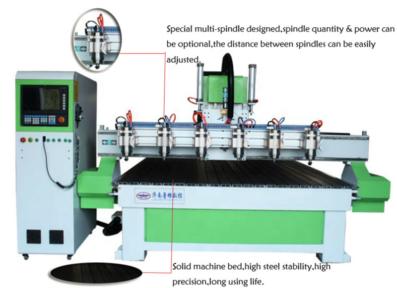 Good Quality CNC Router 1325 Woodworking Cutting Engraving Wood Atc CNC Machine