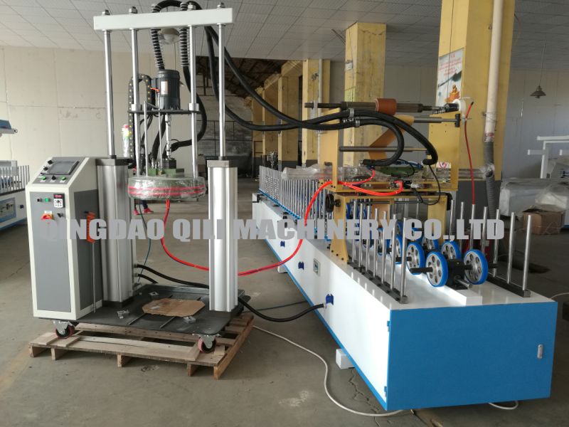 PUR Hot Melt Adhesive Profile Wrapping Machine for Woodworking