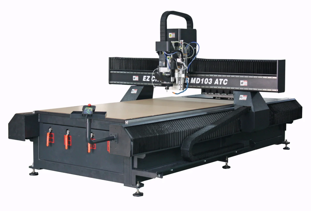 High Precision CNC Router for Metal Aluminum Brass Acrylic Milling (MD-ATC)