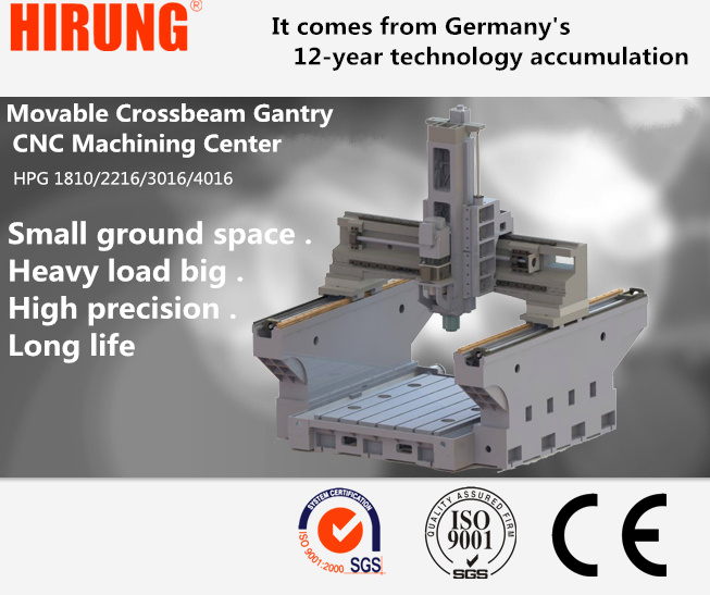 Large CNC Milling Machine, Small Ground Space and Big Heavy Load CNC Cutting Machine&#160;