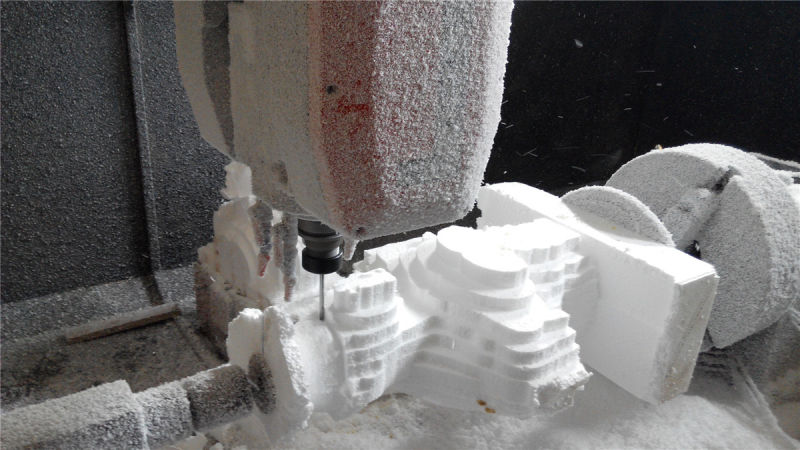 5 Axis CNC Foam Router / Mould Sculpture CNC Milling Machine 5 Axis