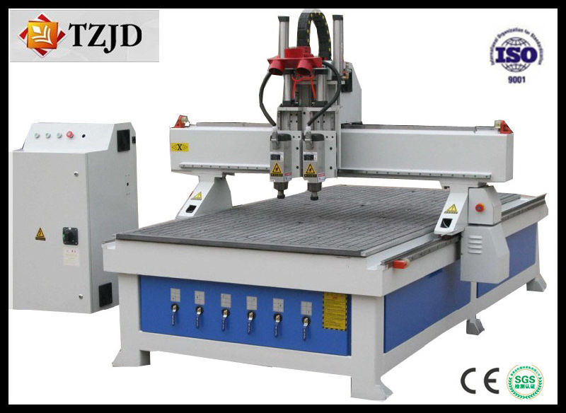 Multi-Head CNC Router for Woodworking Advertising Stone Aluminum