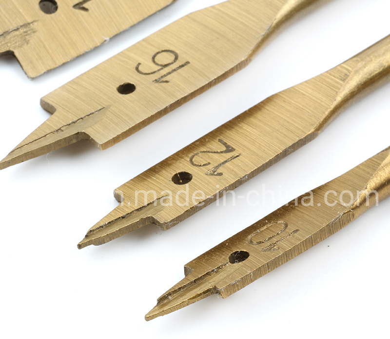 6PCS/Set Flat Wood Drill Wood Flat Drill Bit Set Hole Saw Cutter Woodworking Tools for Wood