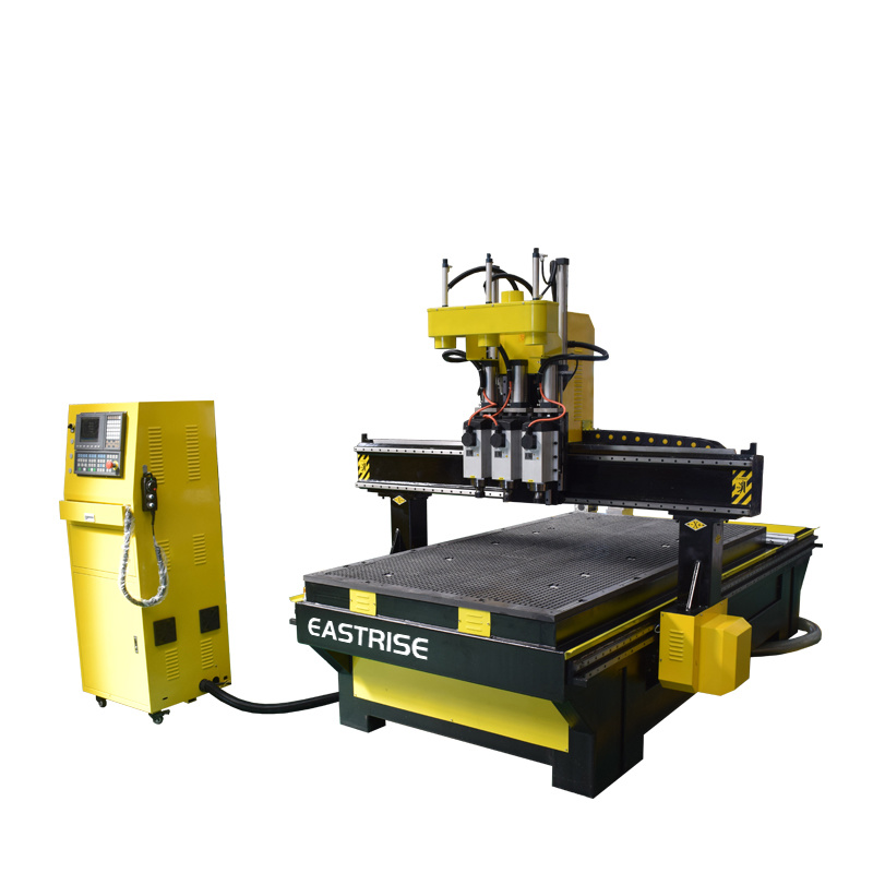 1325 Three Processes Multi Head CNC Wood Router Machinery with Hqd Air Cooling Spindle for Wooden Furniture Ornaments