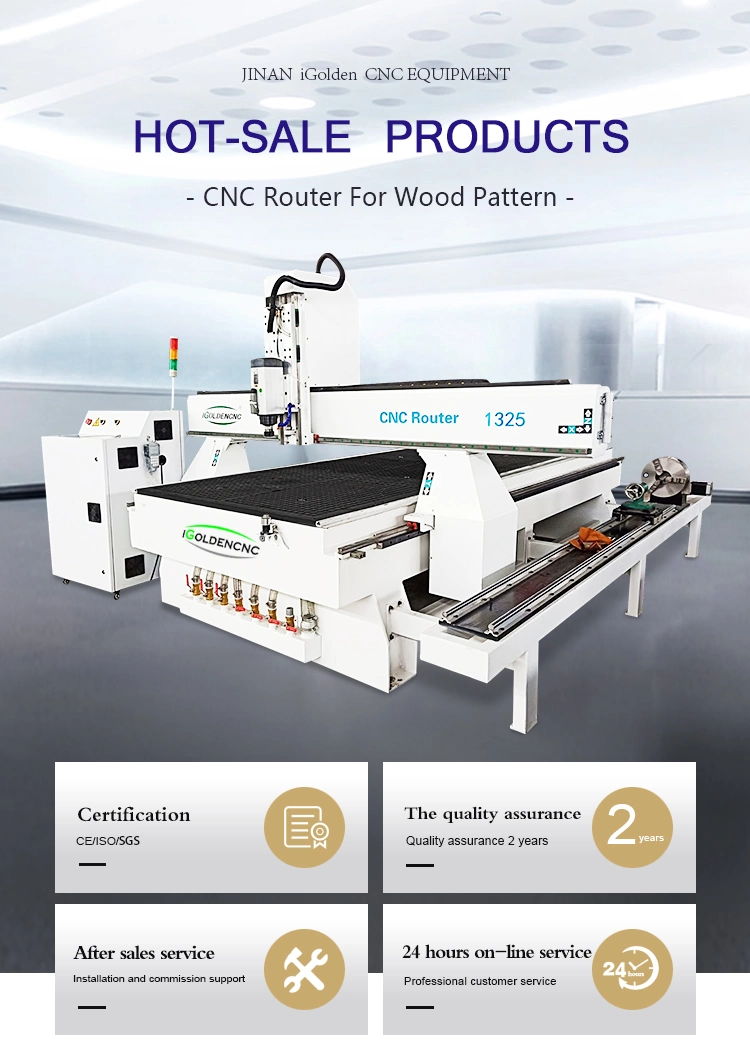 CNC Router Machinery Woodworking 1325 4 Axis Rotary CNC Wood Router 2040
