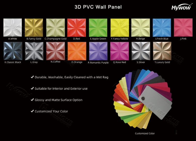 MyWow Bulkbuy 3D Wall Panel Home Decoration