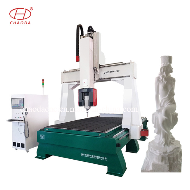 5 Axis CNC Router Machine for Flat Column and Rotary