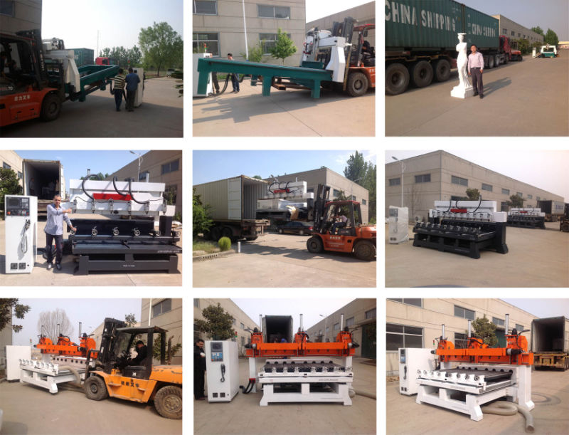 5 Axis CNC, Rotary Cylinder Wood Engraving CNC Router Machine for Wood Furniture Legs