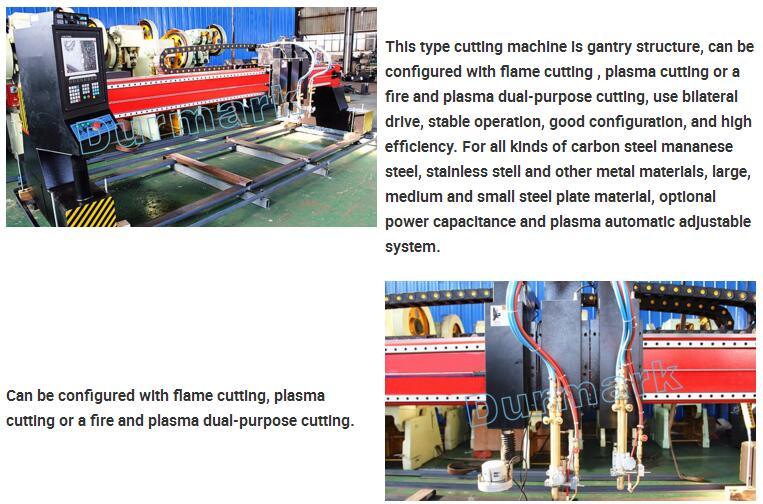 CNC Aluminum Sheet Cutting Gantry Flame/Plasma Cutting Machine