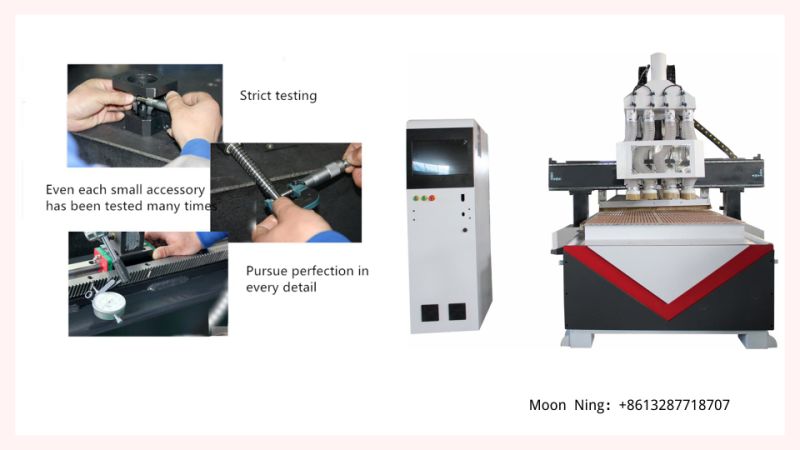 Four Process 3D Wood Carving Furniture Woodworking Multi Process CNC Router Machine 4 Process Woodworking Machine 1300*2500