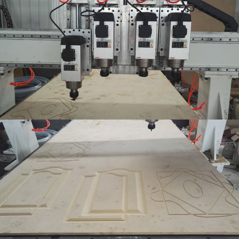 4 PCS Tools CNC 3D Wood Carving Machine CNC Router Woodworking Machine