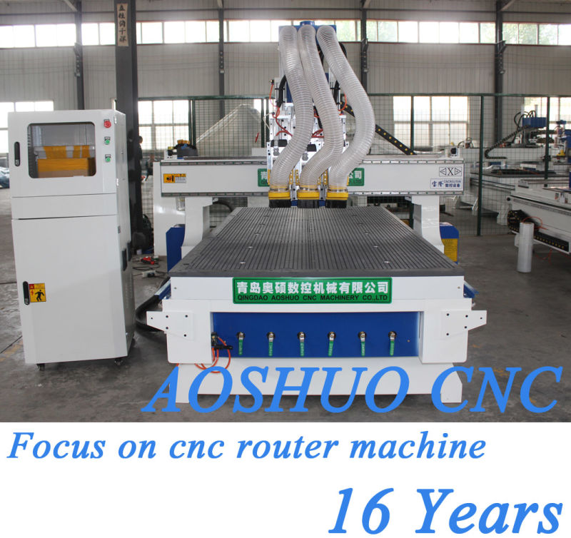 3D CNC Wood Milling Machine 3 Axis Wood 1325 CNC Router