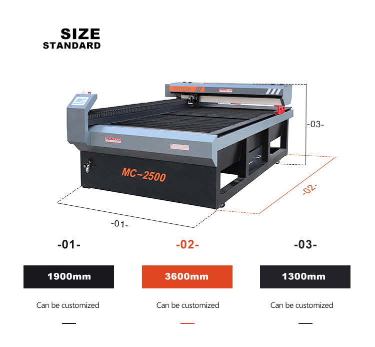 CO2 Laser Machine 3D Laser CNC Engraving Machine (MC-2500)