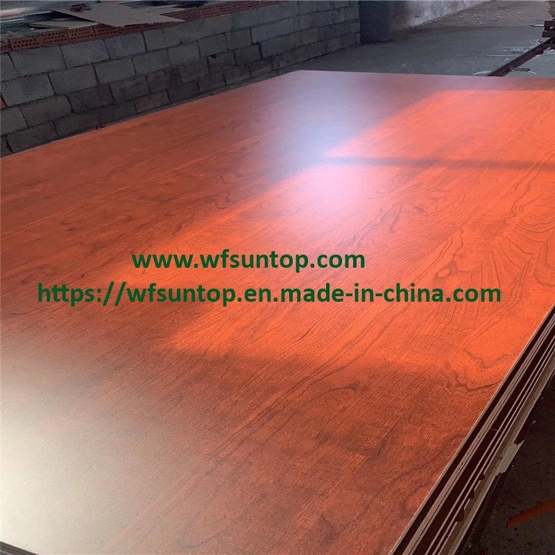 15mm 16mm 18mm Texured Embossed Commercial Melamine Plywood