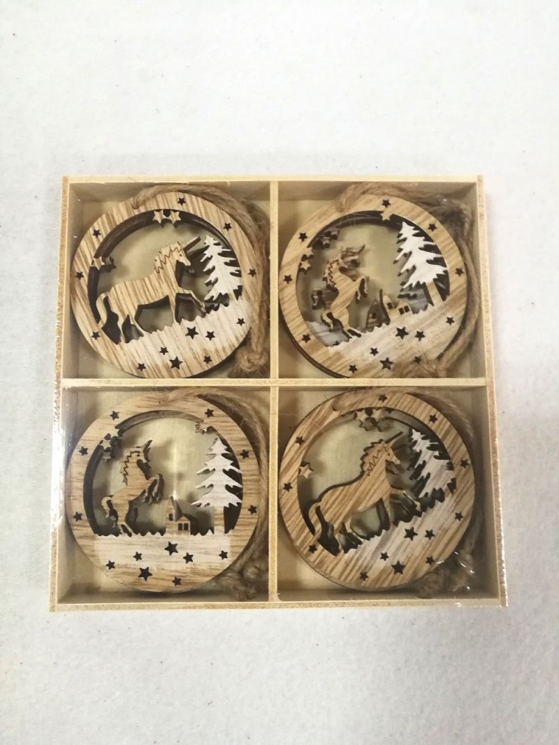 Laser Cutting Wooden Hang Tags with Deer Design