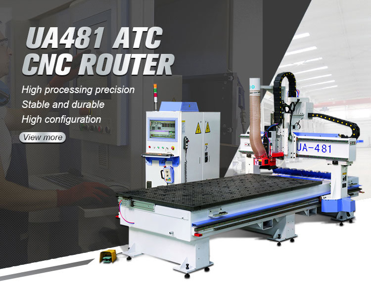 Jinan CNC Wood Furniture Carving Wood Cutting 1224 Atc CNC Router for Woodworking