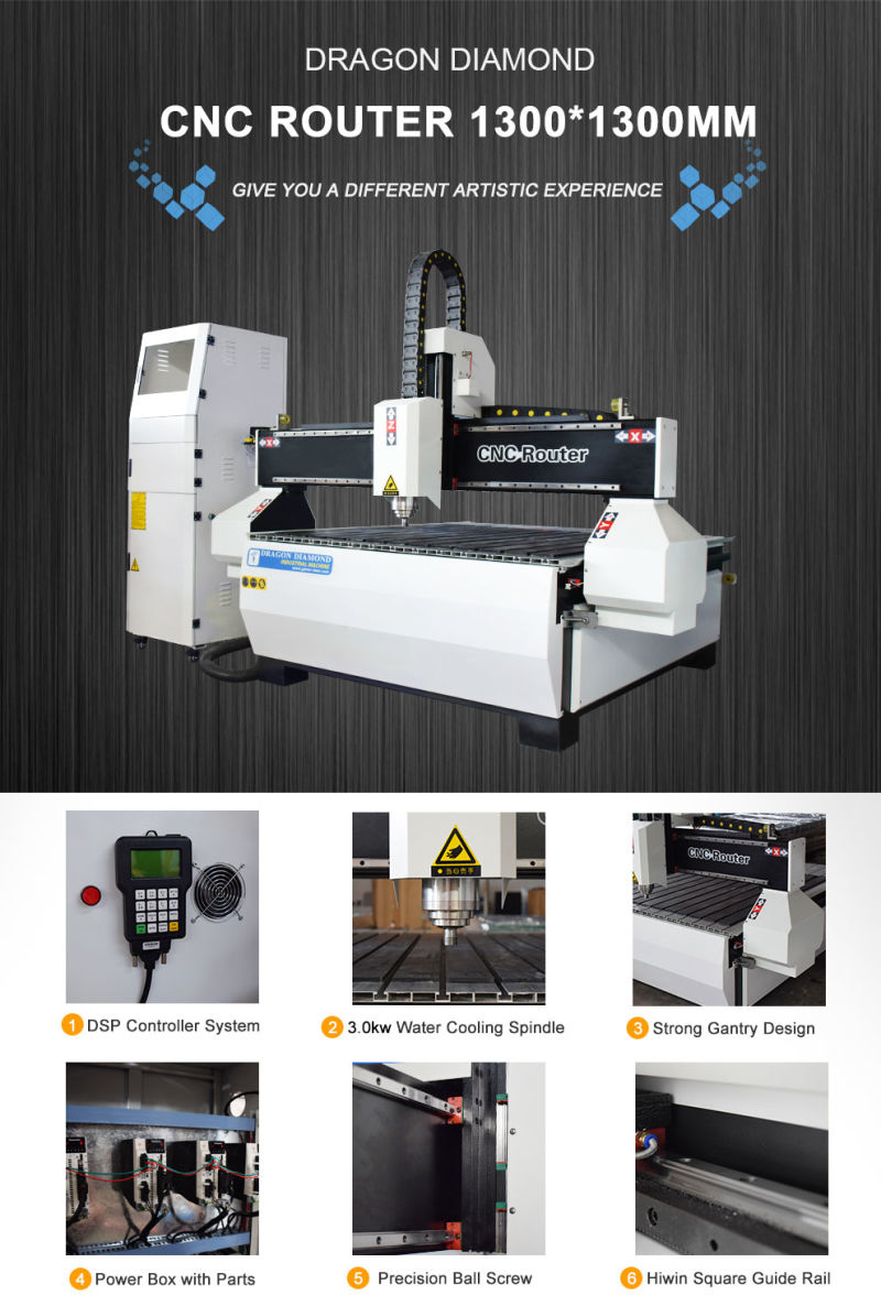 Woodworking CNC Router 1313 for Sale/3D CNC Wood Router