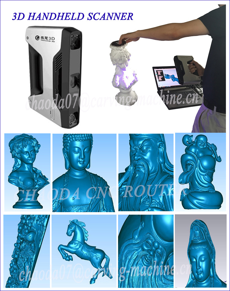 China 5 Axis CNC Router for 3D Sculpture Statue Carving